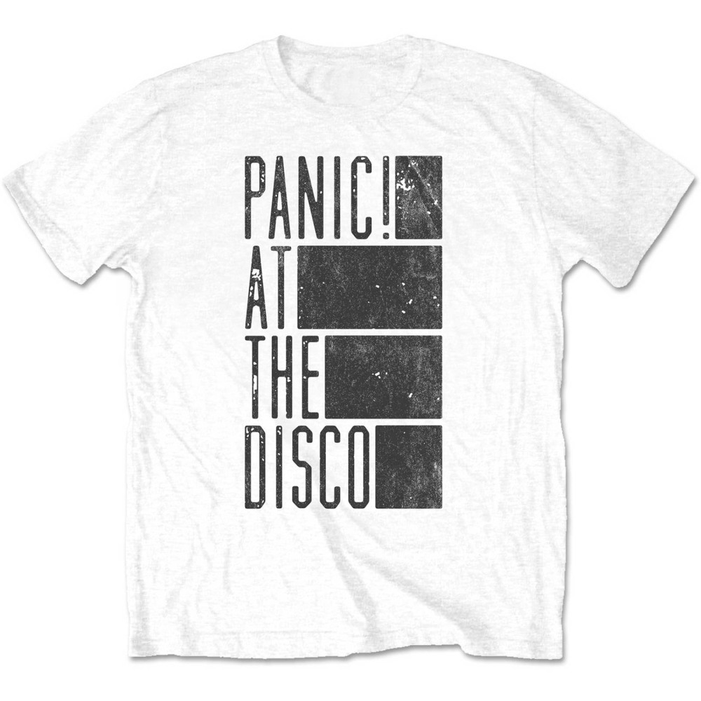 Panic! At The Disco - Bars Heren Tshirt - Wit